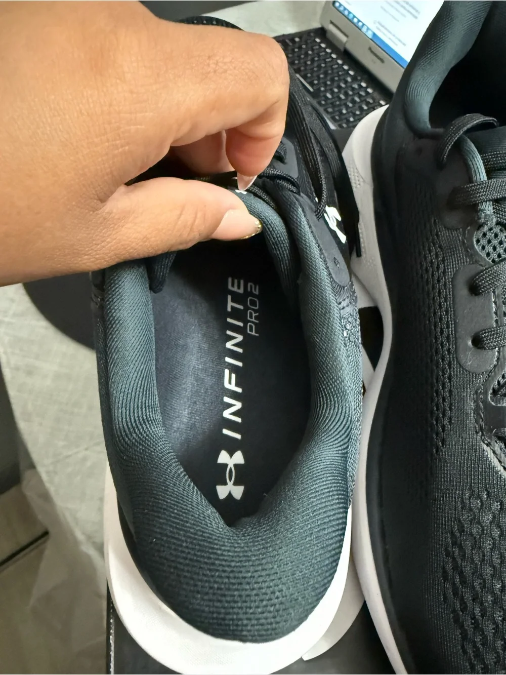 Under Armour Black Athletic Sneakers